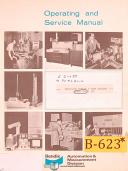 Bendix-Sheffield-Bendix 105 - 107, Sheffield Grinder Operations Service and Parts Manual-105-107-01